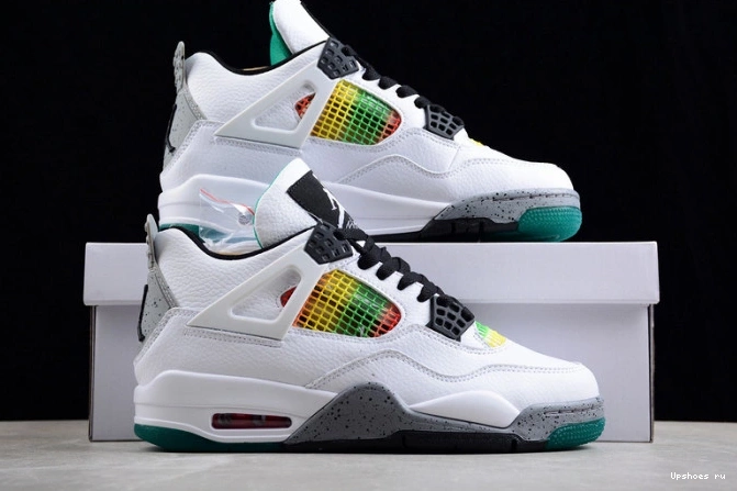 AQ9129-100 Retro Rasta Lucid Jordan Green 4 0225